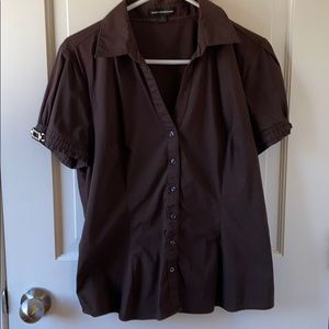 Short-sleeve button down dress shirt